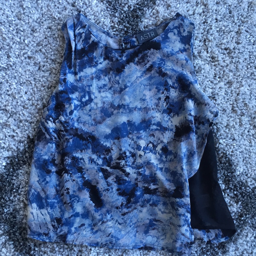Silky Sleeveless Crop Top Size Small